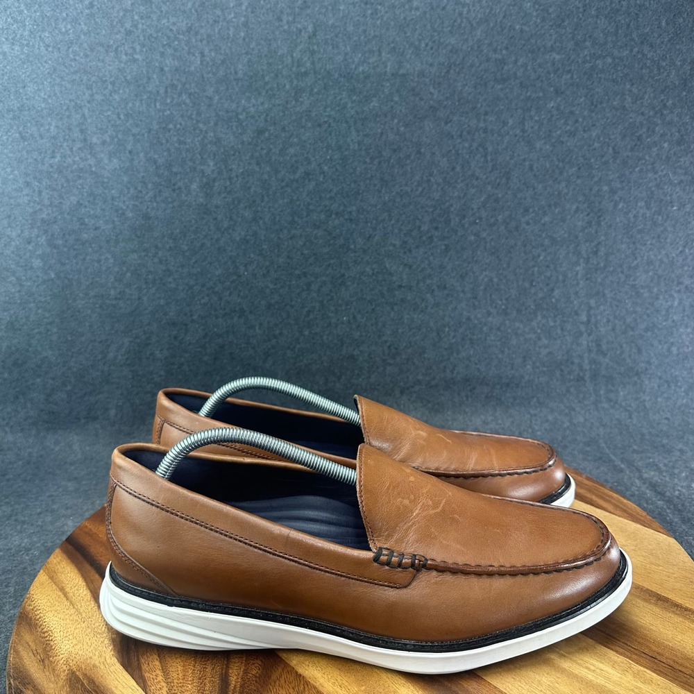 Cole Haan Grand Evolution Venetian Loafer Mens 10.5 British Tan Leather C27884